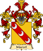 French Family Coat of Arms (v.25) Marcel