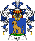 Italian Family Coat of Arms (v.25b) Luca