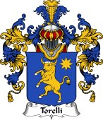 Italian Family Coat of Arms (v.25b) Torelli
