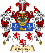 Irish Family Coat of Arms (v.25a) O'Kearney