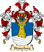 German Coat of Arms (v.25b) Wasserburg