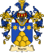 Italian Family Coat of Arms (v.25a) Nardi