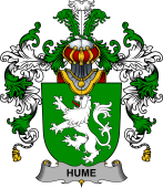Irish Family Coat of Arms (v.25b) Hume