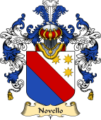 Italian Family Coat of Arms (v.25a) Novello