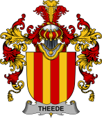 Irish Family Coat of Arms (v.25b) Theede