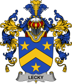 Irish Family Coat of Arms (v.25b) Lecky or Lackey