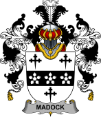 Irish Family Coat of Arms (v.25b) Madock or Maddox