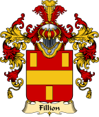 French Family Coat of Arms (v.25) Fillion