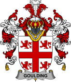 Irish Family Coat of Arms (v.25b) Goulding or O'Goillin