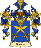French Family Coat of Arms (v.25) Besson
