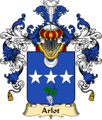 French Family Coat of Arms (v.25) Arlot