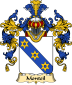 French Family Coat of Arms (v.25) Monteil
