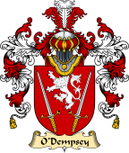 Irish Family Coat of Arms (v.25a) O'Dempsey