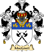 Irish Family Coat of Arms (v.25a) MacCourt