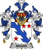 Irish Family Coat of Arms (v.25b) Biggar