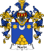 Italian Family Coat of Arms (v.25b) Nardi