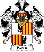 Italian Family Coat of Arms (v.25b) Pavesi
