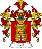 Italian Family Coat of Arms (v.25b) Torri