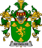 Irish Family Coat of Arms (v.25b) Reynolds or McRannell