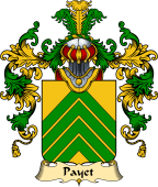 French Family Coat of Arms (v.25) Paillet or Payet