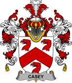 Irish Family Coat of Arms (v.25b) Casey or O'Casey