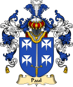 Irish Family Coat of Arms (v.25a) Paul