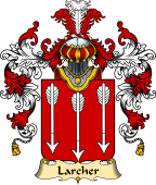 French Family Coat of Arms (v.25) Larcher