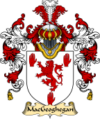 Irish Family Coat of Arms (v.25a) MacGeoghegan or O'Houghegan
