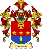 Italian Family Coat of Arms (v.25a) Bassano