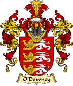 Irish Family Coat of Arms (v.25a) O'Downey