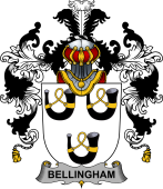 Irish Family Coat of Arms (v.25b) Bellingham