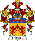 Italian Family Coat of Arms (v.25b) Stefanini