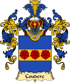 French Family Coat of Arms (v.25) Couderc