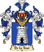 French Family Coat of Arms (v.25) Tour ( de la)