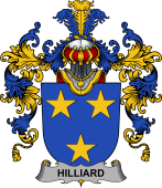 Irish Family Coat of Arms (v.25b) Hilliard
