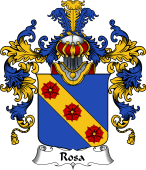 Italian Family Coat of Arms (v.25b) Rosa