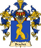 French Family Coat of Arms (v.25) Brachet