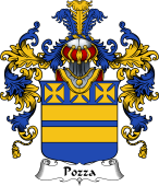 Italian Family Coat of Arms (v.25b) Pozza