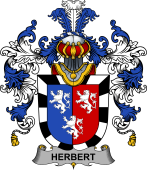 Irish Family Coat of Arms (v.25b) Herbert
