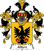 Italian Family Coat of Arms (v.25b) Alfieri